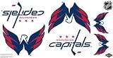 NHL Washington Capitals Car Decals Medium - 49-by-25-Inch