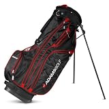 Adams Hornet 12 Stand Bag - Black/Red
