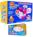Zhu Zhu Pets Twin Hamster Stroller Plus Zhu Zhu Pet Hamster (Hamster May Vary)