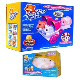 Zhu Zhu Pets Baby Hamster Stroller with Random Hampster