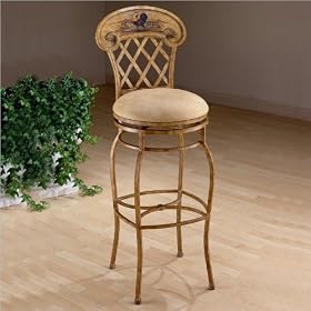 Hillsdale Rooster Hand-Painted Swivel 26 High Counter Stool by Hillsdale