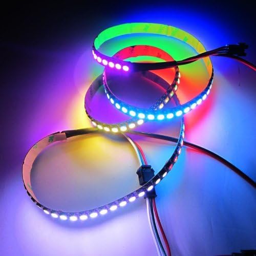 Dreamy Lighting 5050 SMD WS2811 16.4ft/5Metre 60 LEDs/m 300LEDs RGB Flexible Waterproof Strip Lighting Addressable Dream Color LED Kit + Remote Controller