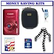Canon PowerShot SD780IS 12.1 MP Digital Camera w/ Deluxe Accessory Kit & Transcend 8GB SDHC