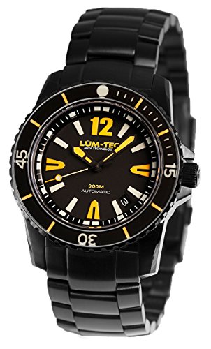 LUM-TEC 300M-3 Black PVD Men s Analog Watch
