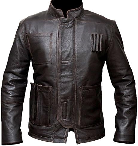 Han Solo Star Wars 7 Jacket - Harrison Ford Force Awakens Jacket ►BEST SELLER◄ (X-Large)