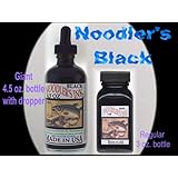 Noodlers Fountain Pen Ink -- 4.5 oz. Eyedropper Bottle -- Bulletproof Black