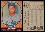 1958 Hires Root Beer Regular (Baseball) Card# 41 Don Zimmer of the Los Angeles Dodgers ExMt Condition