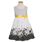 Bonnie Jean Girls 2T-4T Bonnie Jean Girls 2T-4T Black/White Dot Border Bubble Dress