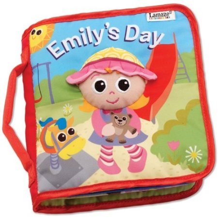 1Ã- Infant Baby Kid Child Lamaze Cloth Book Emily's Day Crinkle Peek-a-boo Toys