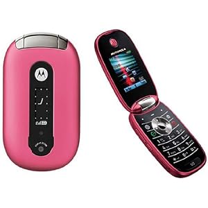 MOTOROLA PEBL U6 GSM Quad Band Phone Unlocked Pink