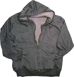 Big and Tall Sherpa Lined Black or Brown Hooded Sweatshirt