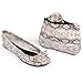 Sidekicks Women's Foldable Ballet Flats with Carrying Case