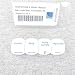 White Opaque Dice with Blue Probability D6 20mm (25/32in) Set of 4 Wondertrail