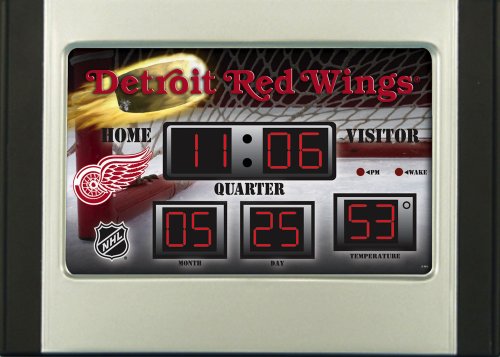 Team Sports America NHL0128-907 Detroit Redwings NHL Scoreboard