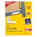 Avery Permanent I.D Labels for Laser Printers, White, 0.625 x 3-Inches, Pack of 1600 (6577)