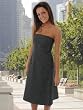 Sale SeXy Strapless Sun Dress Black white Polka Dot NYC Sizes 4 or 8