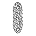 Heritage Lace Bristol Garden 14-Inch by 36-Inch Runner, Cafe