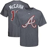 Brian McCann Atlanta Braves Ballyard Legends Name and Number Navy Heathered T-Shirt