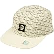 Cotton 5 Panel Boomarang Shape Snapback Adjustable Cadet Biker Cap Hat White