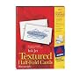 Avery Textured Half-Fold Greeting Cards for Inkjet Printers, Uncoated, 5.5 x 8.5 Inches, White, Box of 30 (03378)