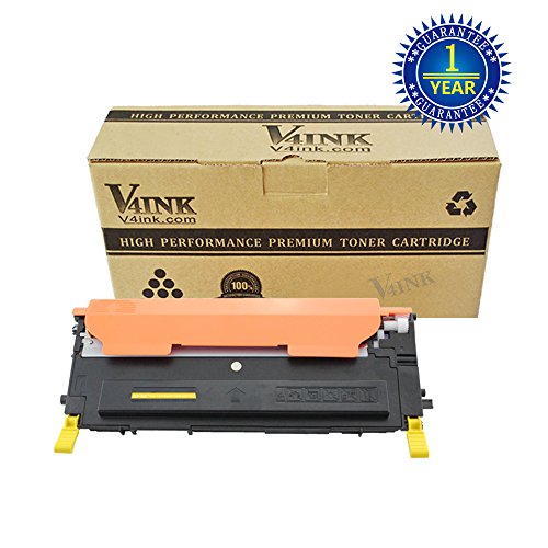 V4INK ® New Compatible Samsung 1 Pack CLT-Y409S (CLP-310 Yellow) Toner cartridge for Samsung CLP310/315/CLX-3170/3175 SERIES