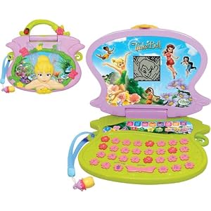 tinkerbell toys , junior laptop