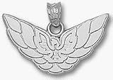 Pontiac Firebird Logo 1/2 Pendant - Sterling Silver Jewelry