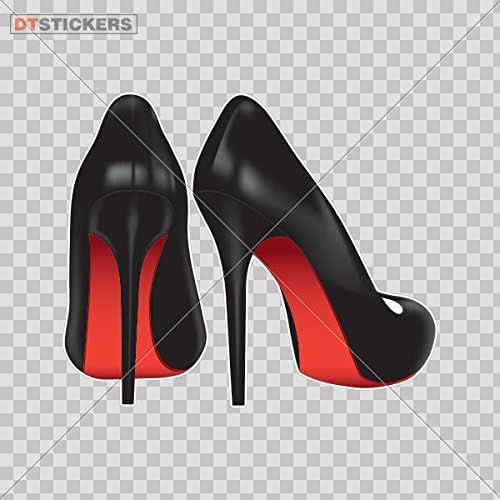 Sticker High Heel Woman Shoe durable Boat (14 X 11,7 Inches) Fully Waterproof Printed vinyl sticker
