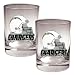 San Diego Chargers NFL 2pc Rocks Glass Set - Helmet logo