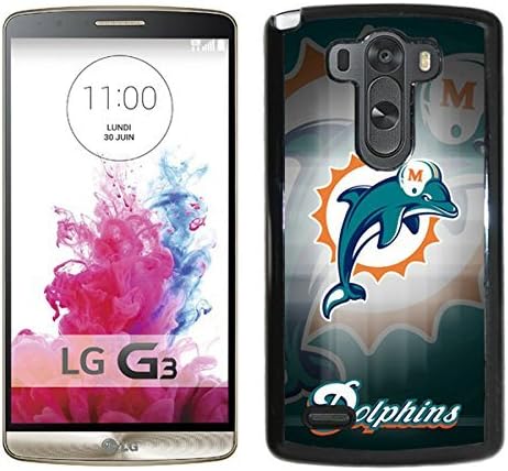 LG G3 Case,Miami Dolphins 19 Black Hot Sale LG G3 Screen Phone Case Beautiful and Luxury Design