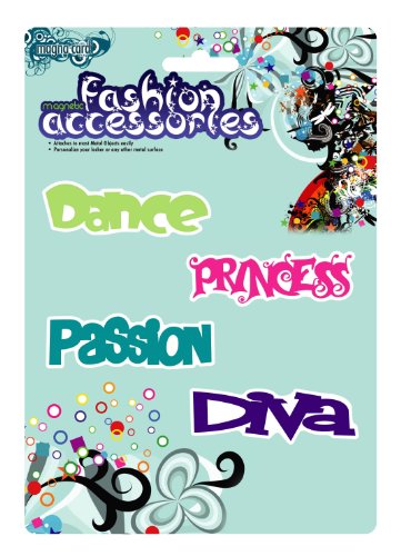 MagnaCard Magnetic Epoxy Expressions; Princess (pink), Passion (blue), Diva (Purple), and Dance (green) (61234)