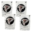 Atlanta Falcons 4pc 2oz Square Shot Glass Set NFL Football