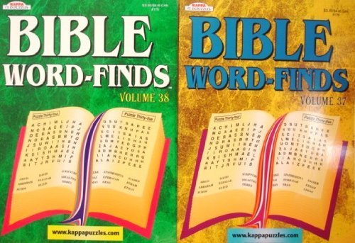 Bible Word-Finds Puzzle Book Set(Volume 37 & 38) (Kappa Puzzles)