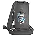 WaterVault Neoprene Bottle Holder, Adjustable Detachable Strap, Shoulder Sling & Hand Carrier - Grey XL