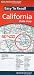 Rand McNally Easy to Read! California State Map