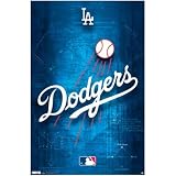 (22x34) Los Angeles Dodgers Logo 2011 Sports Poster Print