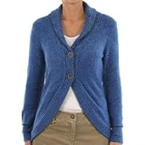 ExOfficio Women's Vona Cardigan Tee, Dark Aegean, Small