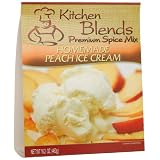 Kitchen Blends Homemade Ice Cream Mix, Peach, 16.2-Ounce Packages (Pack of 3)