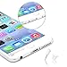 PortPlugs Dust Plugs (5 Sets) - Compatible iPhone 5, SE, 6, 6s, 6s - Headphone Jack Plugs with SIM Tool - Protect Your Cell Phone from Dust (White)