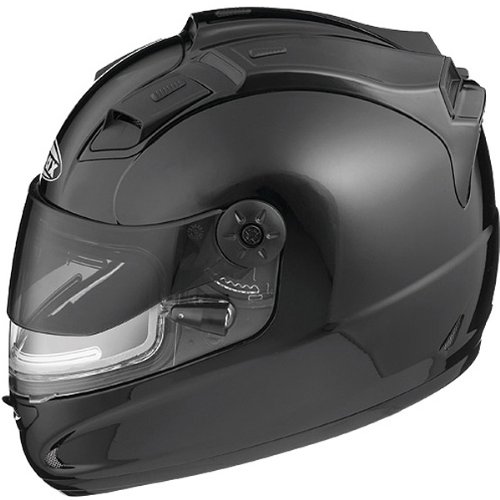 GMAX GM68S Max Men's Snow Racing Snowmobile Helmet - Black w/ Electric / 2X-Large