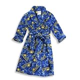 Carters Watch The Wear - Boys Fleece Robe, Indigo, Yellow