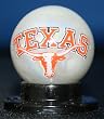 University of Texas Collectors Marble With Stand