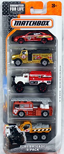 Matchbox, 2016 Fire Brigade 5-Pack