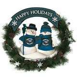 Tampa Bay Devil Rays 20" Team Snowman Wreath