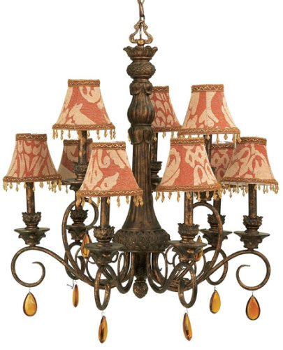 HAMPTON - CLASSIC CHANDELIER Furniture Collections Lite Source Lamps and Fixtures Classic Lamps 
