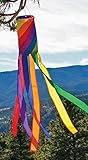 Spiral Rainbow Column Windsock, 40"