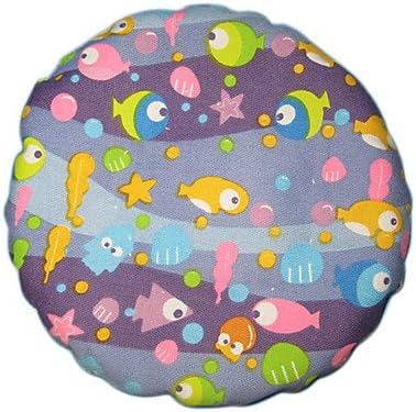 GONGXI Kid's Cartoon Pattern Cloth Flying Saucer Toys (Assorted Colors)