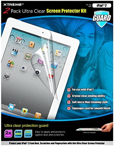 Rebelite High Definition Screen Protector for iPad 1, 2, &amp; 3 w/ Smudge Resistant, Scratch Resistant, &amp; Ultra Clear Material (2-Pack)