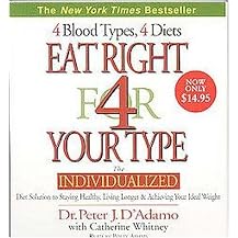 Eat Right for Your Type (4 Blood Types, 4 Diets the Individualized Diet Solution to Staying Healthy, Living Longer & Achieving Your Ideal Eeight) (Unabridged) (Compact Disc)