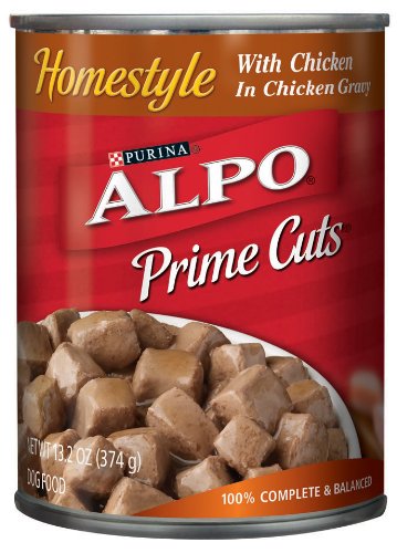 Alpo Dog Food, Prime Cuts with Chicken, 13.2 oz (Pack of 24)